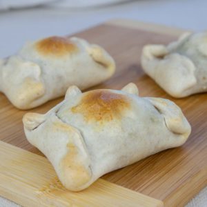 Caja empanadas queso espinaca blanca 18 uds